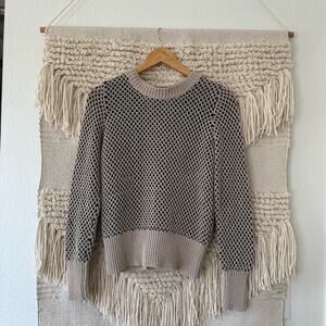 Thakoon Mixed Honeycomb Sweater